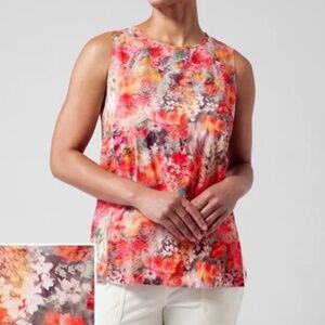 Athleta Zephyr Refined Tank in Bloom Sz M